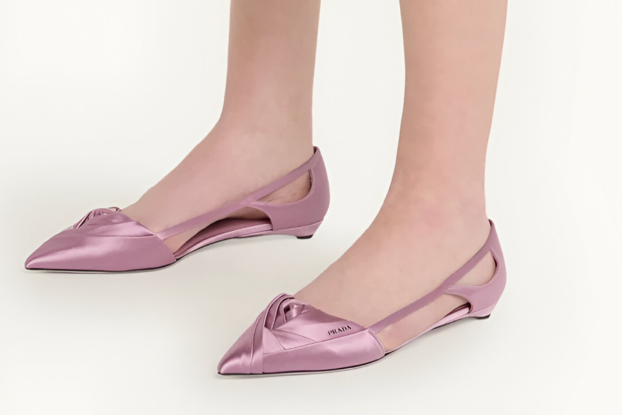 Elegant Satin Ballerina Flats