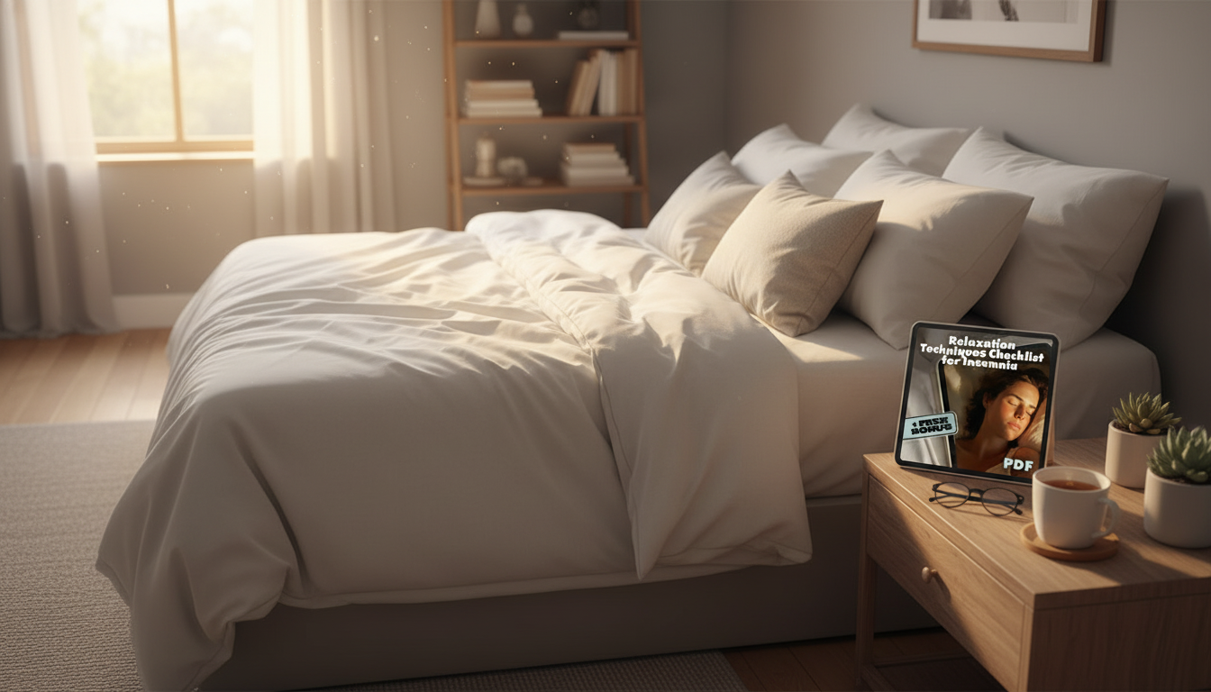 10-Minute Relaxation Checklist for Insomnia at Bedtime