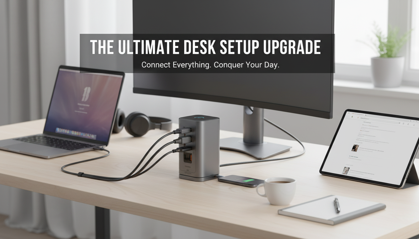 11-in-1 USB-C Hub Dock: One Cable for Everything