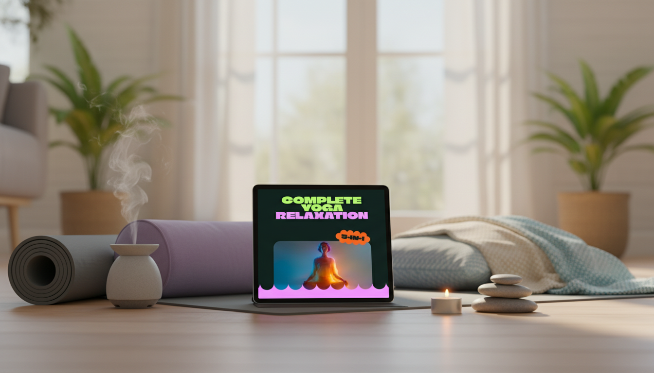 5-in-1 Yoga Relaxation Bundle: Quick Stress Reset