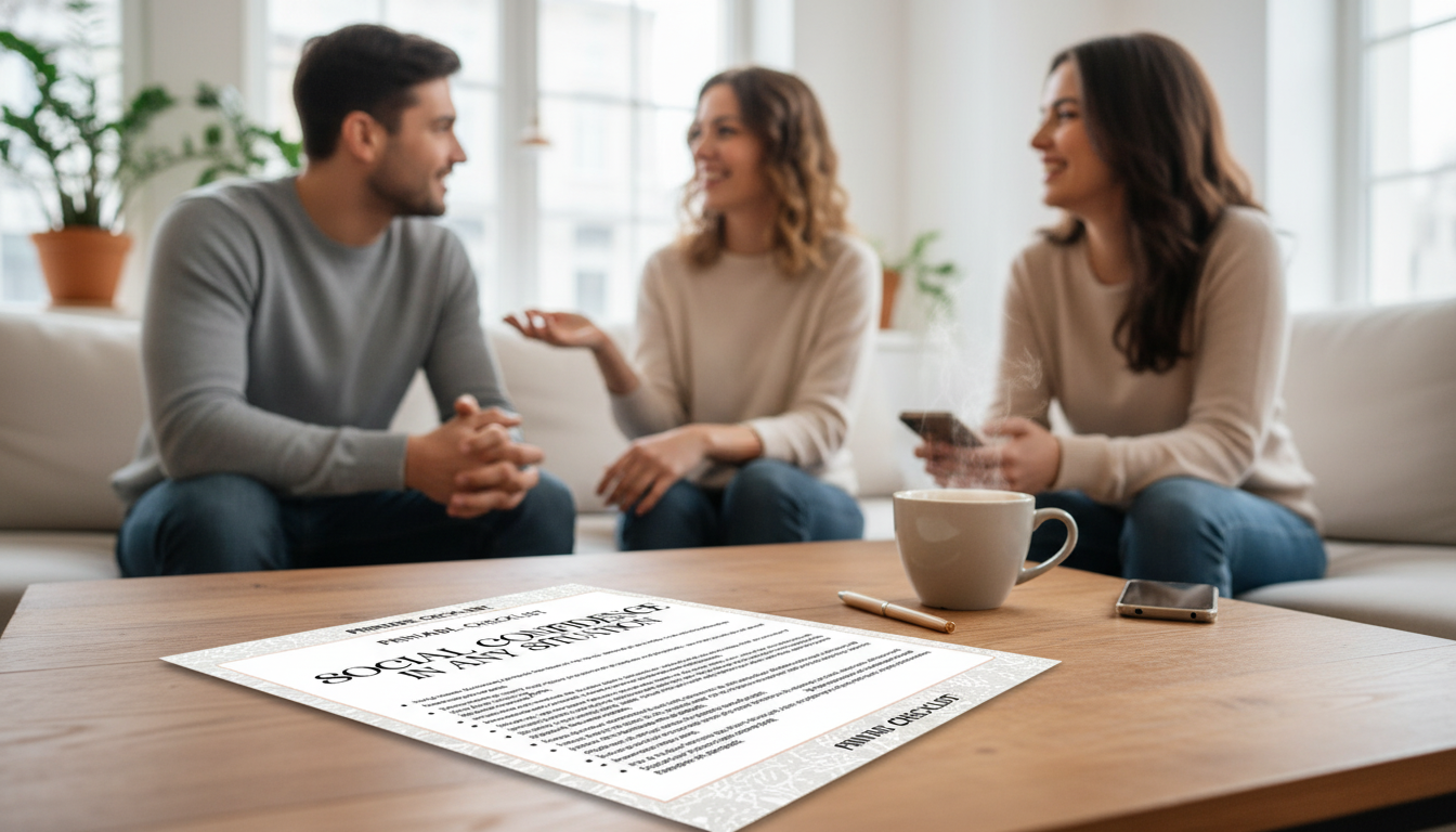 Social Confidence Checklist: Calm, Clear Conversations