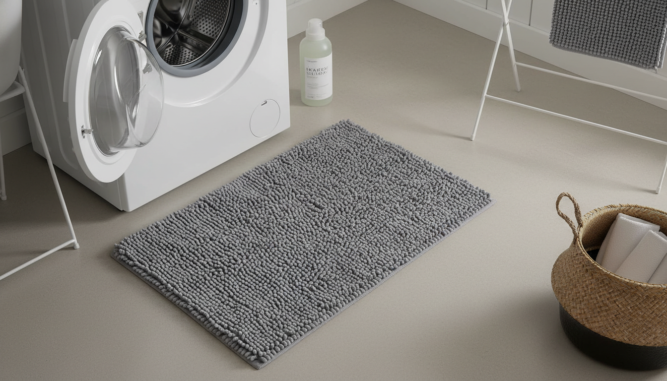 Wash a Chenille Bath Mat: Settings, Drying & Care
