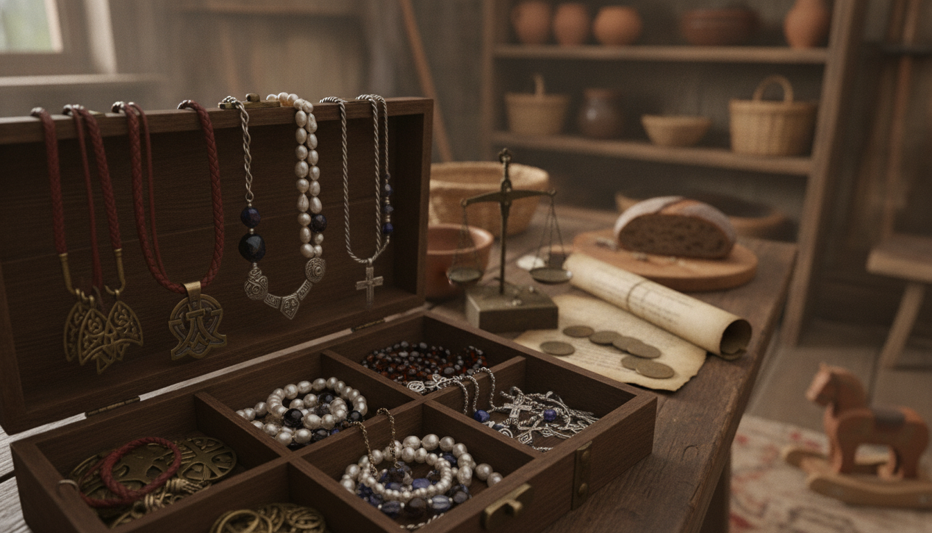 Medieval Necklaces: Materials, Meanings, and Styles