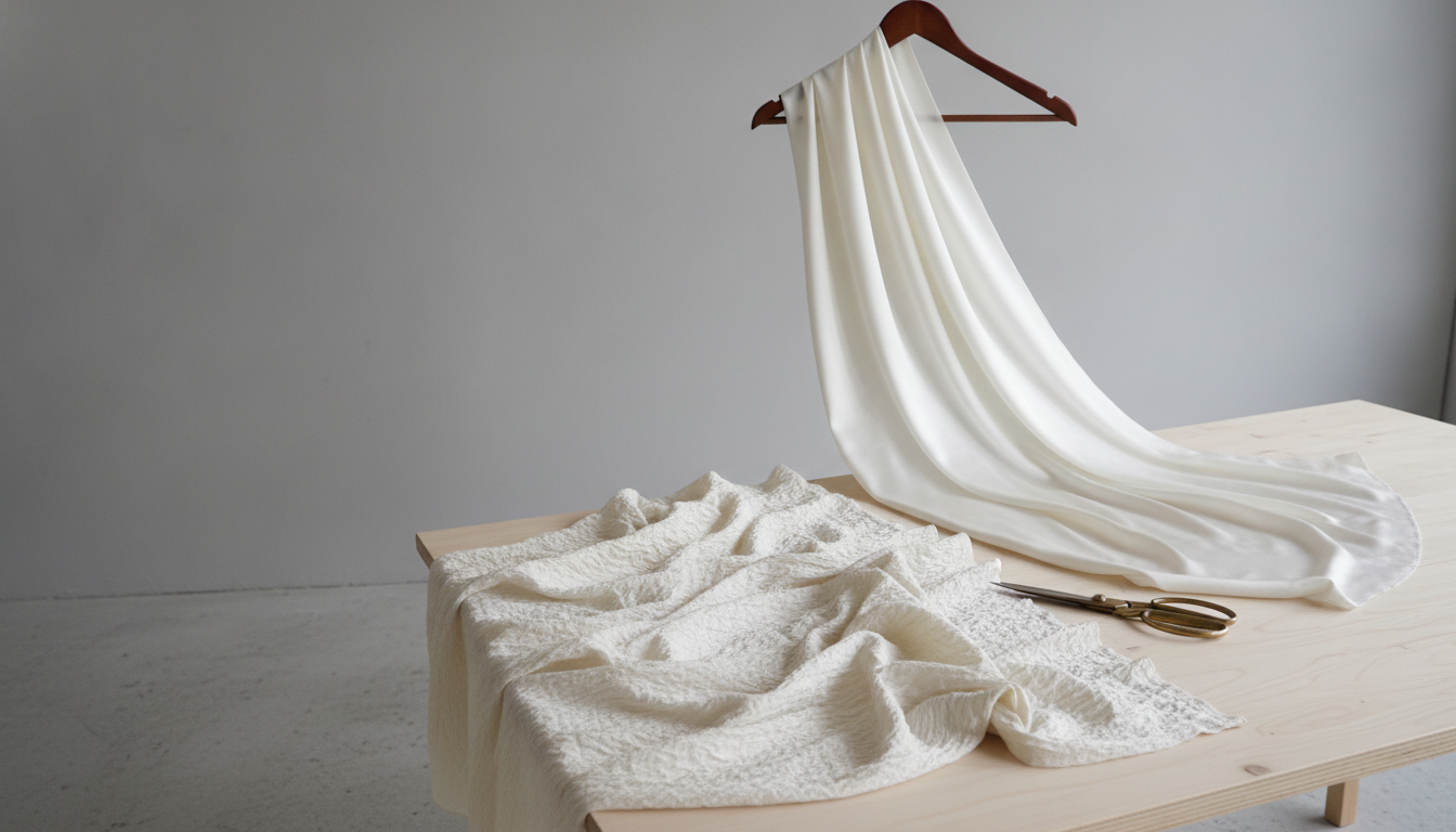 Silk vs Crepe Silk: Texture, Shine, and Drape