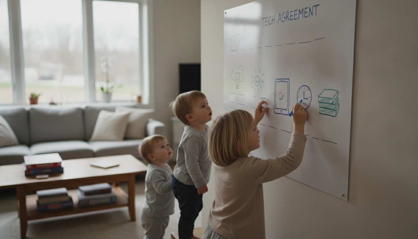 A Simple Family Tech Agreement Kids Will Follow