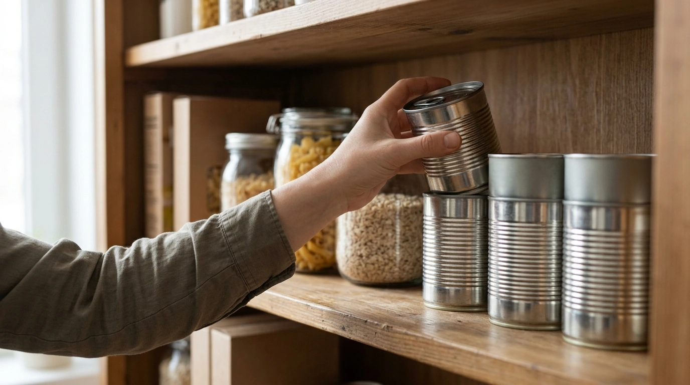 One In, One Out for Pantry Staples (No Stockouts)