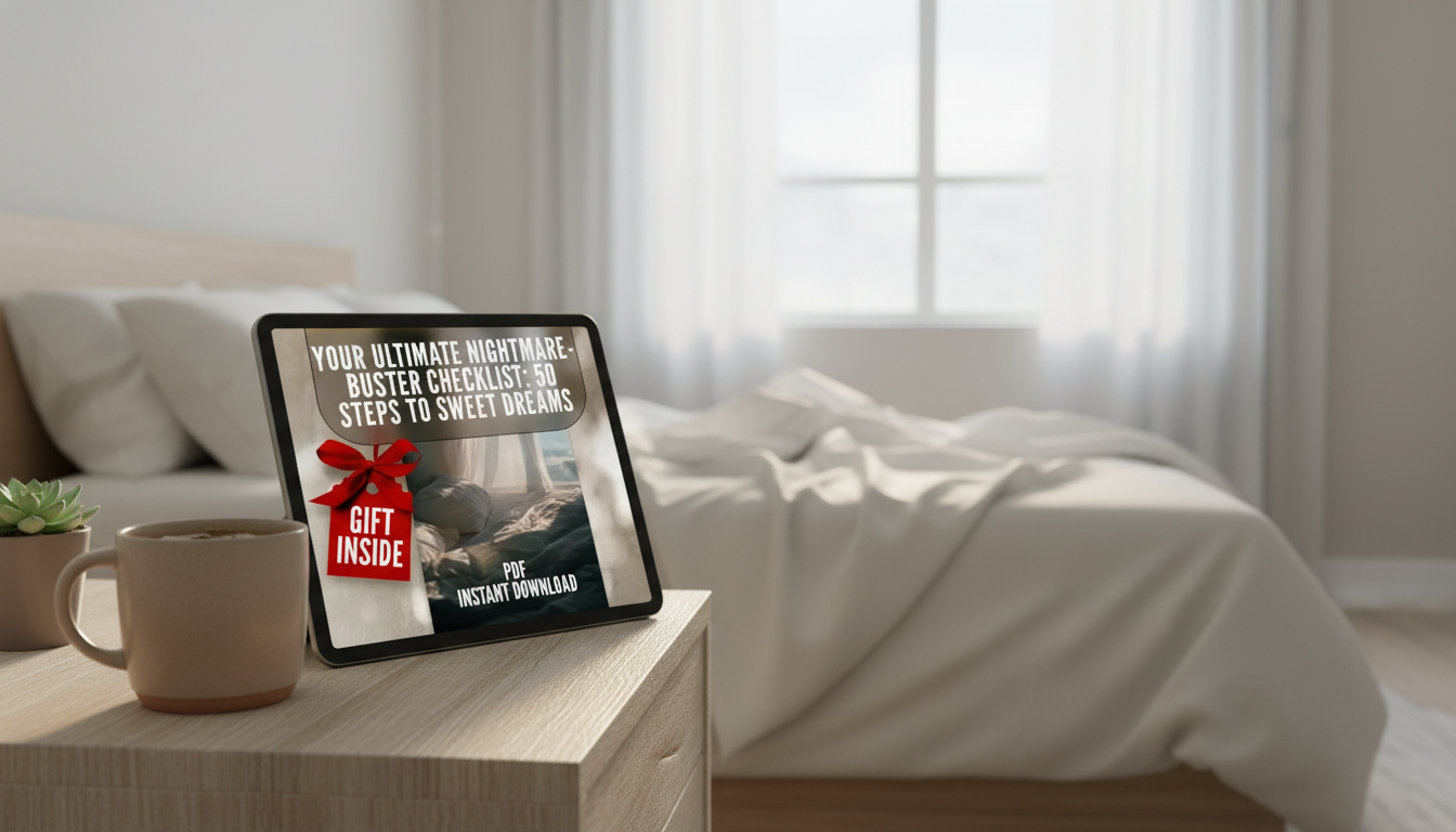 Nightmare-Reduction Bedtime Checklist for Adults (6 Steps)